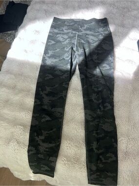 Fabletics Black Camo High-Rise Leggings